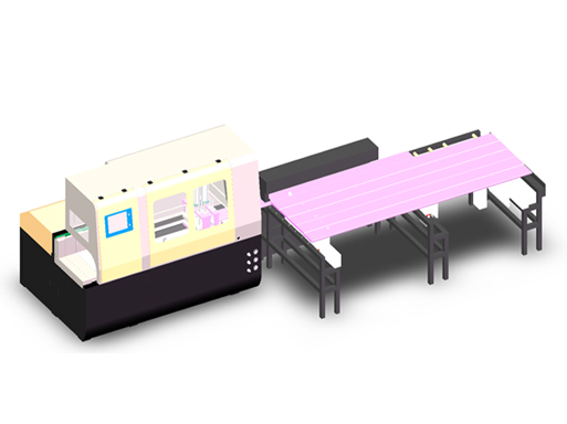 全自動(dòng)上料、下料自動(dòng)化切割機(jī)SDY-QF-V